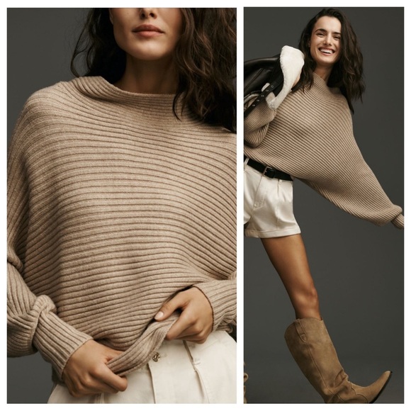 NWT The Kendall Mock-Neck Sweater - Picture 3 of 8